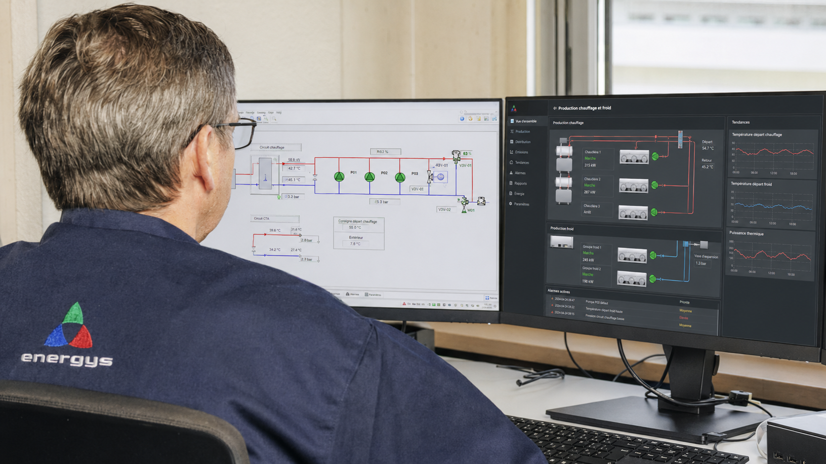 Suivi &eacute;nerg&eacute;tique des installations Energys