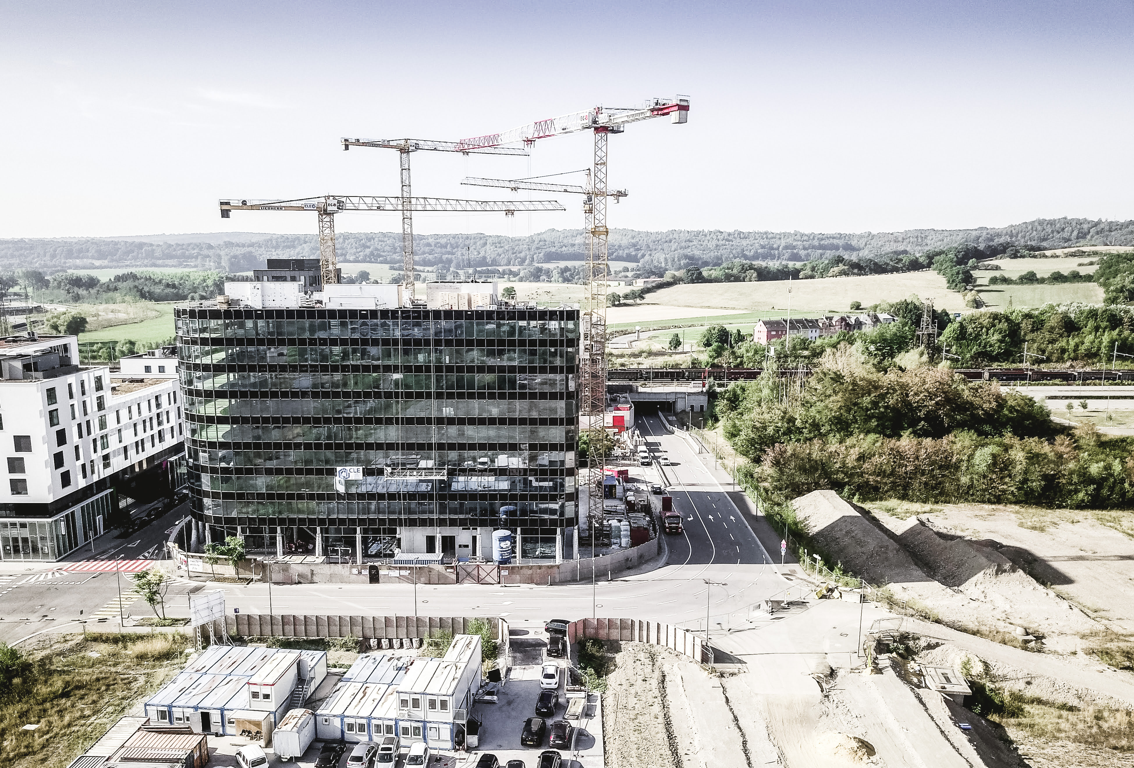 Installations techniques d'un immeuble de bureaux