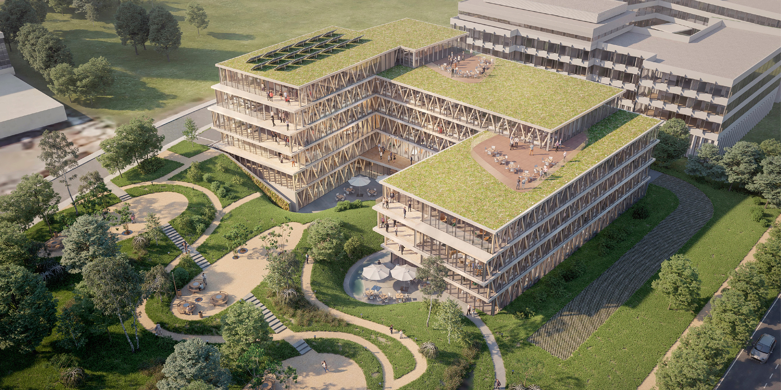 Réalisation des installations HVAC, sanitaires et de sprinklage d'un nouvel immeuble