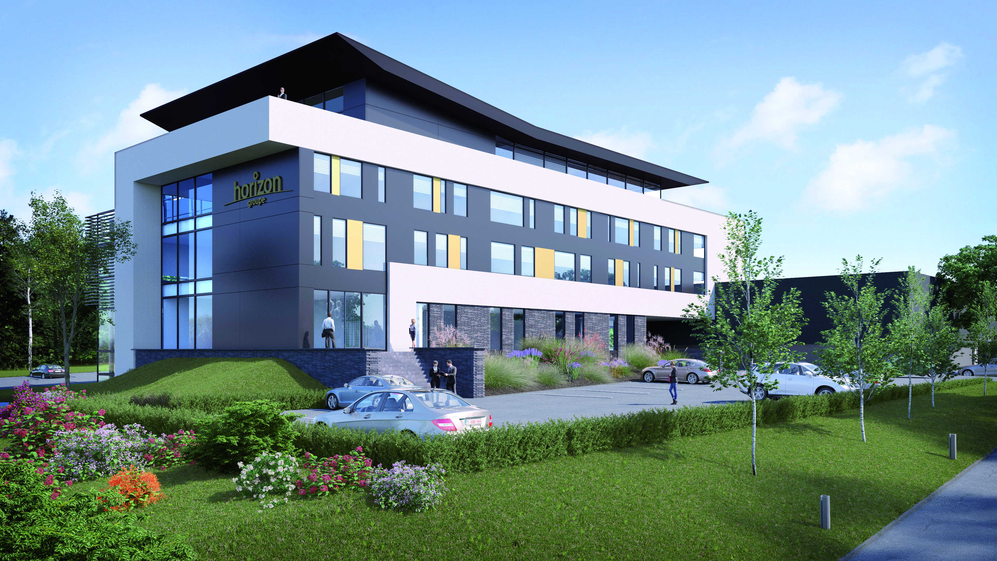 Immeuble de bureaux Groupe Horizon à Liège