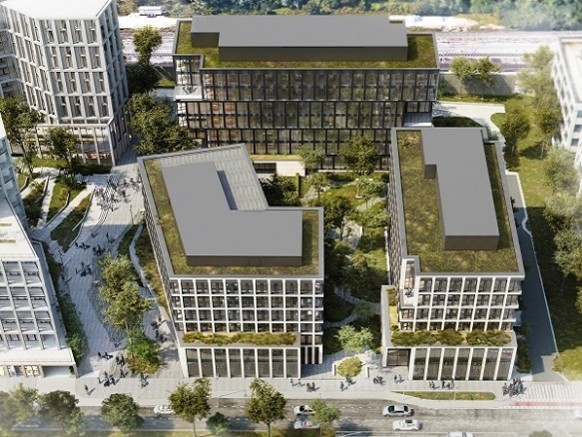 Réalisation des installations HVAC et sanitaires de trois immeubles de bureaux