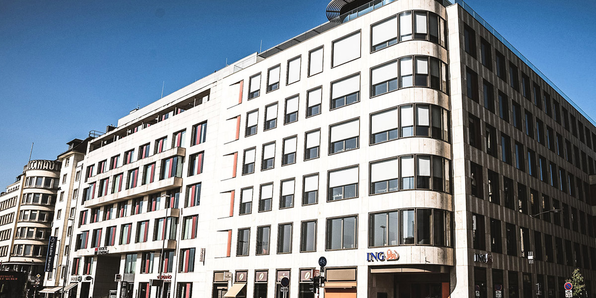 Installations de conditionnement d'air d'un immeuble de bureaux à Luxembourg